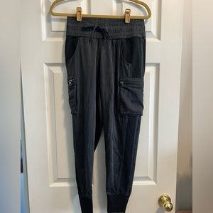 Blanc Noir Silk Joggers